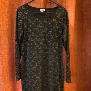 LuLaRoe Black Studded Dress